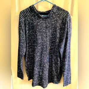 Fashion Nova Black and White Hoodie